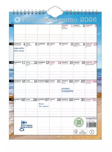 Pieni seinämemo - Seinäkalenterit - 185288 - 1