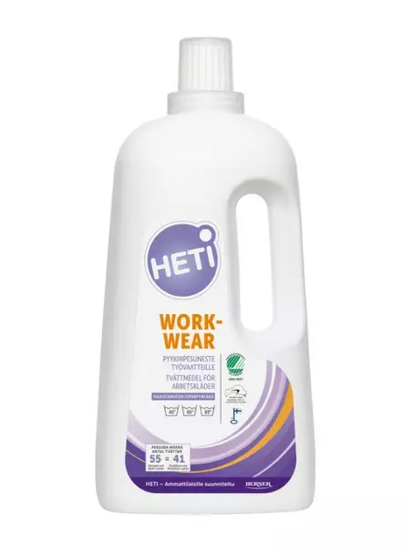 Pyykinpesuaine 1,5L HETI Workwear - Tekstiilien puhdistus ja huolto - 183468 - 1