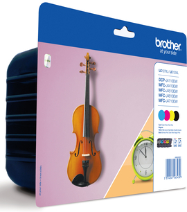 BROTHER LC127XL mustesuihku 4 väriä - Mustesuihkuvärit Brother - 130218 - 1