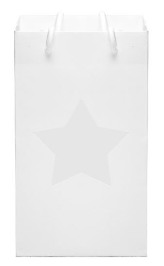 Lahjakassi L 15x27/10cm tähti-ikkunalla - Lahjakassit - 169138 - 1