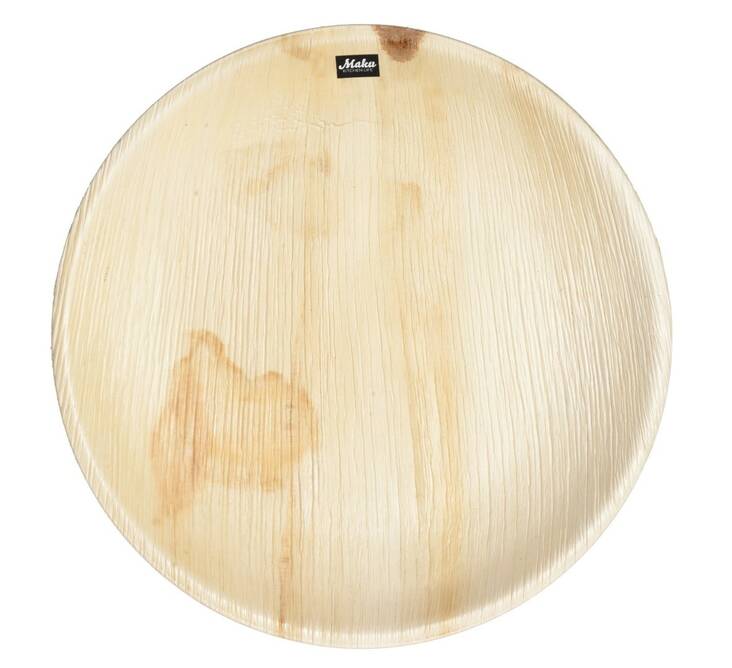 Lautanen 25cm MAKU Palmunlehti - Kertakäyttölautaset ja -kulhot - 154678 - 1