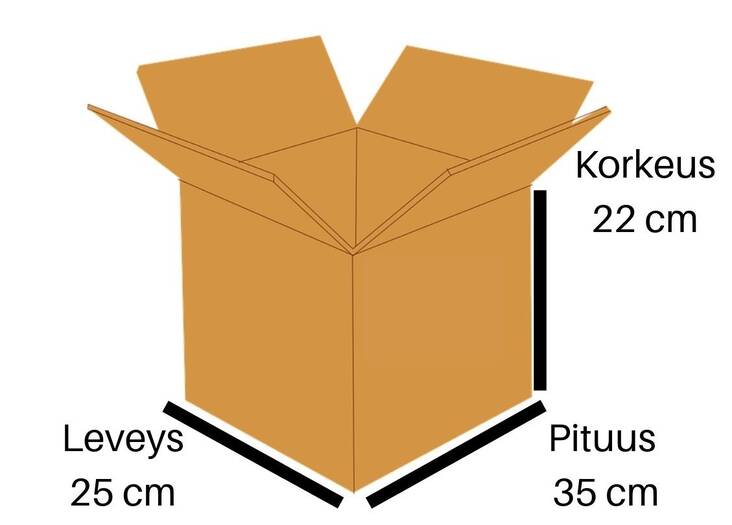 Pahvilaatikko nro 6 - Pahvilaatikot - 128458 - 1