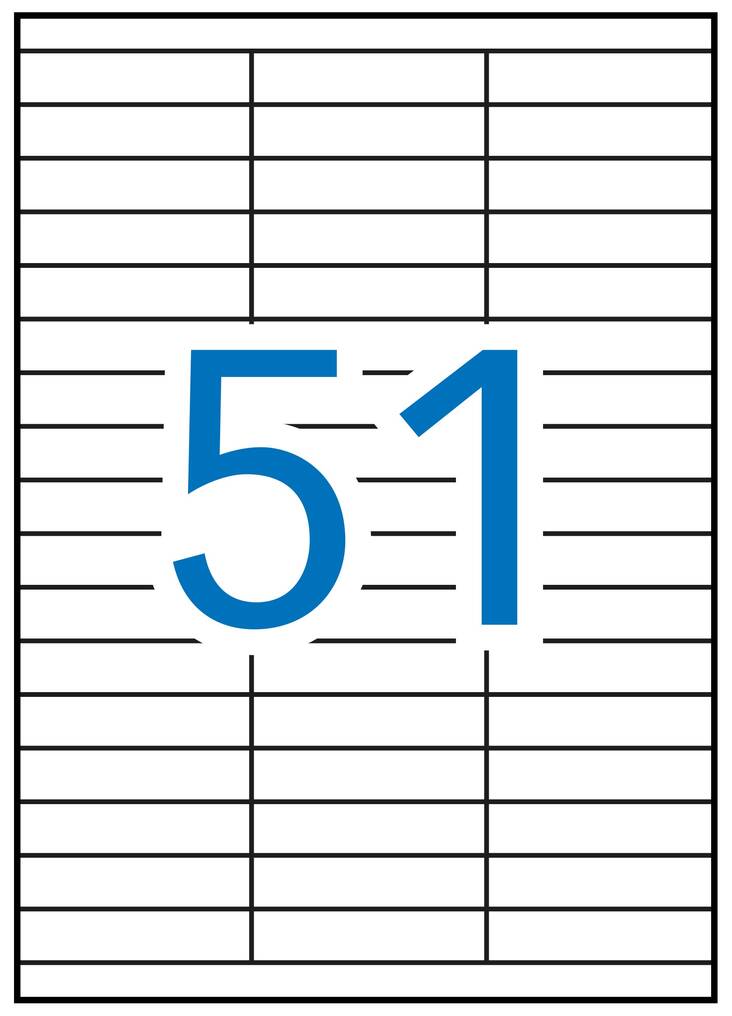 Tulostustarra 70x16,9 APLI 51-jak - Tulostus- ja kopiotarrat - 127928 - 1