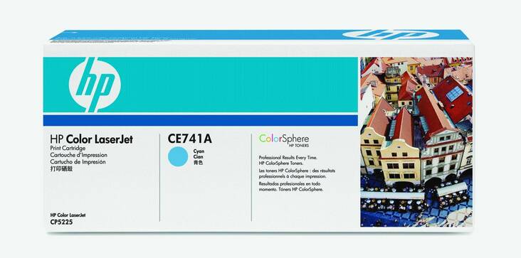 Värikasetti HP CE741A laser - HP laservärikasetit ja rummut - 126868 - 1