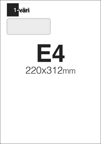 Kirjekuori E4 1/0 - Kirjekuoret - 151698 - 1