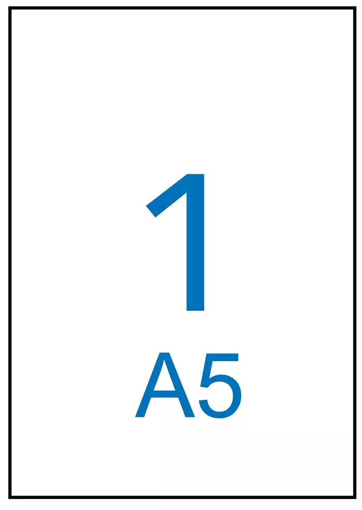 Tulostustarra A5 210x148 APLI 1-jak - Tulostus- ja kopiotarrat - 143248 - 1