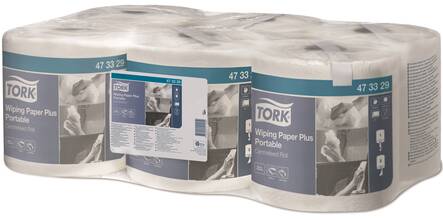 Paperipyyhe TORK Plus kannettava M2 - Vetopyyhkeet ja annostelijat - 132099 - 2
