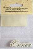 Askartelukuvio onnea hopea - Askartelutarvikkeet - 136069 - 1