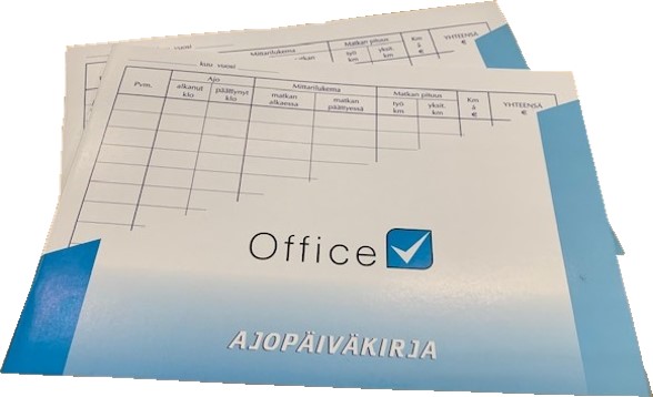 Ajopäiväkirja A5 OFFICE - Lomakkeet - 102329 - 1