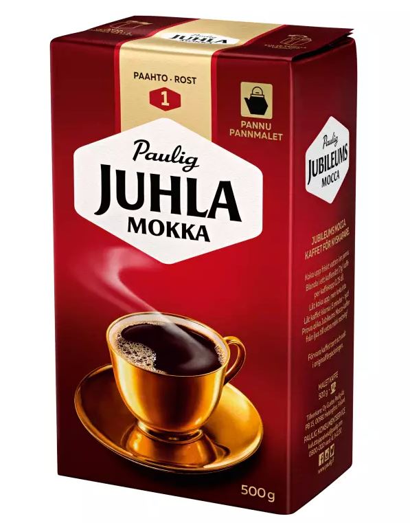 Kahvi 500g PAULIG Juhla Mokka - Kahvit, teet ja kaakaot - 132619 - 1