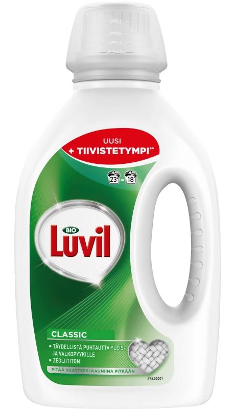 Pyykinpesuneste 920ml BIO LUVIL Classic - Tekstiilien puhdistus ja huolto - 157509 - 1