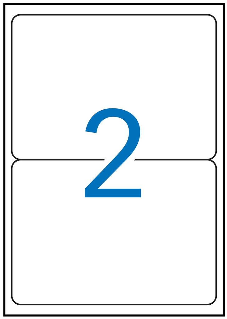 Tulostustarra 199,6x144,5 APLI 2-jak. - Tulostus- ja kopiotarrat - 128499 - 1