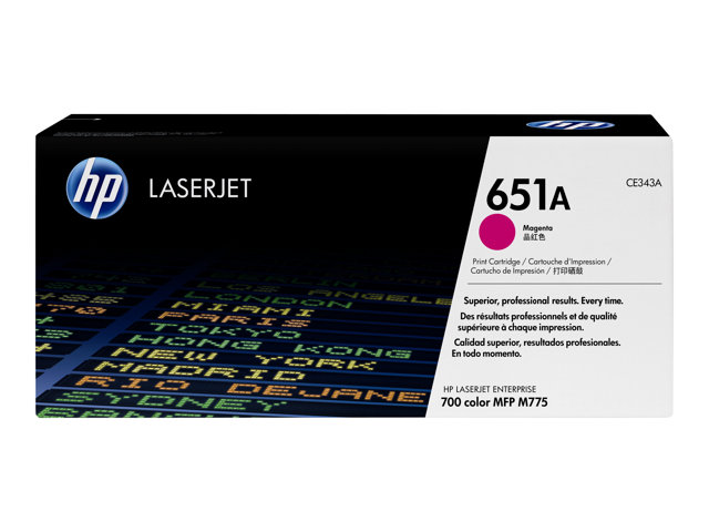 Värikasetti HP 651A CE343A laser - HP laservärikasetit ja rummut - 159629 - 1