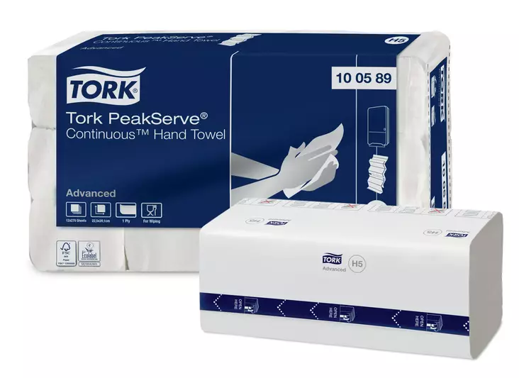 Käsipyyhe TORK Advanced H5 PeakServe - Liuskakäsipyyhkeet ja annostelijat - 169119 - 1