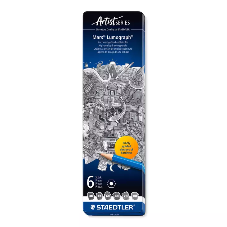 Lyijykynä 8B-HB STAEDTLER Mars Lumograph - Lyijykynät - 125109 - 1