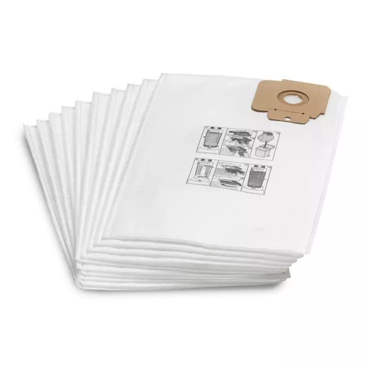 Pölypussi KÄRCHER 10 kpl/pkt - Pölypussit - 186869 - 1