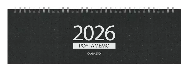 Pöytämemo, musta - Pöytäkalenterit - 185229 - 1