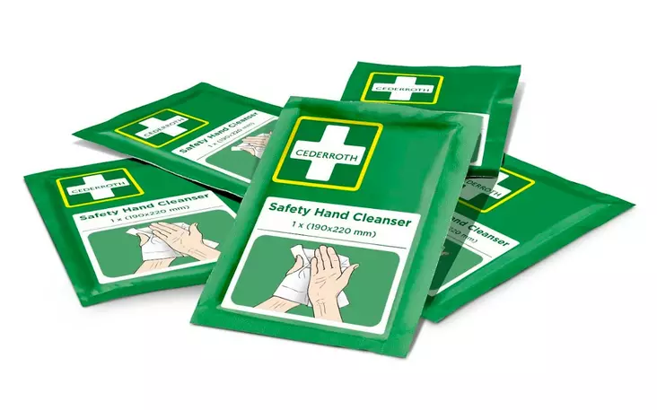 Puhdistuspyyhe CEDERROTH Safety - Ensiaputuotteet - 167469 - 1